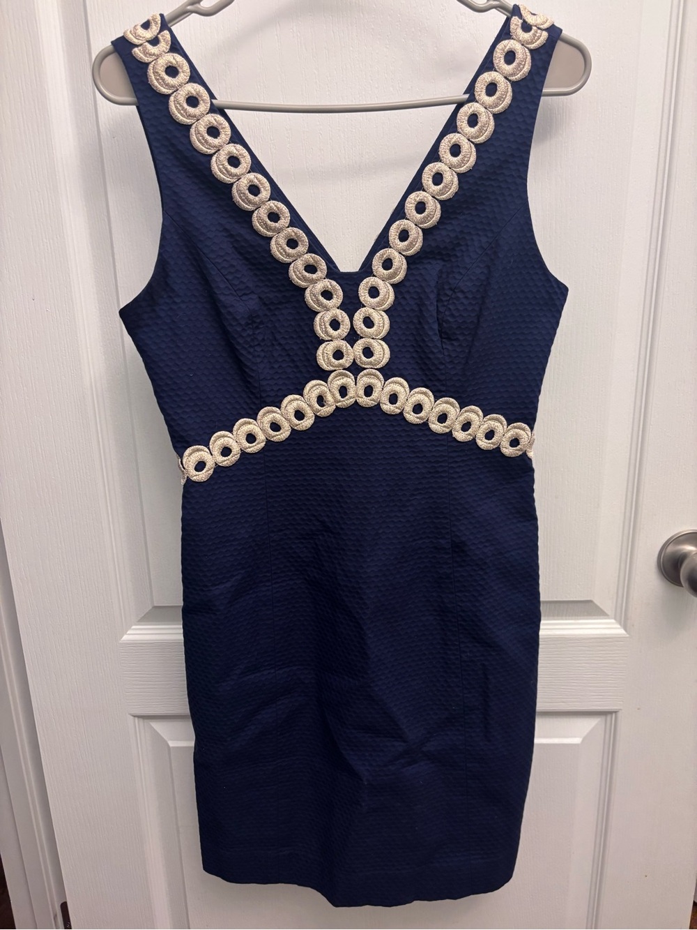 Lilly Pulitzer True Navy Esme Shift Dress Size 2